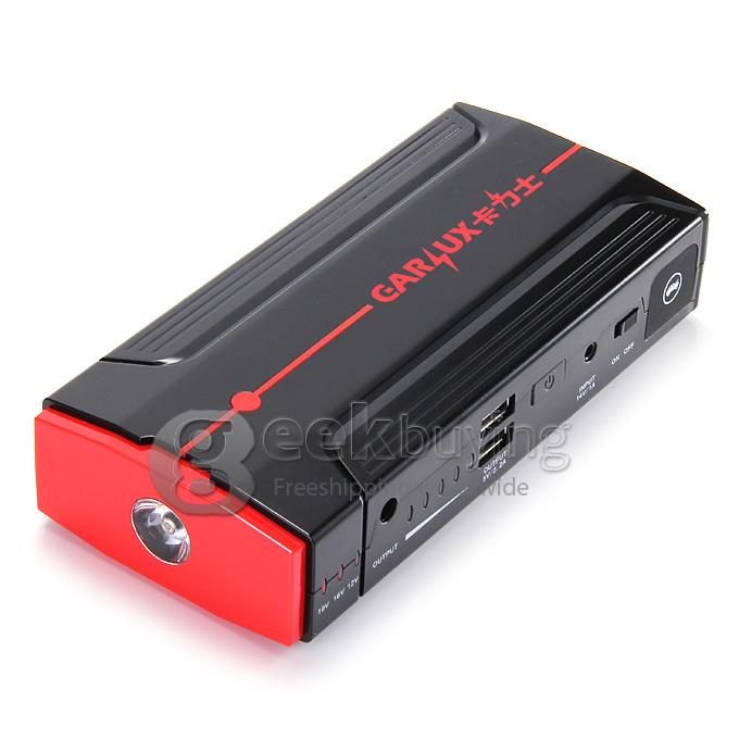C300 13800mAh Carlux Multi-function Jump Starter Emergency Mobile Power Bank Portable Car Battery Charger - black