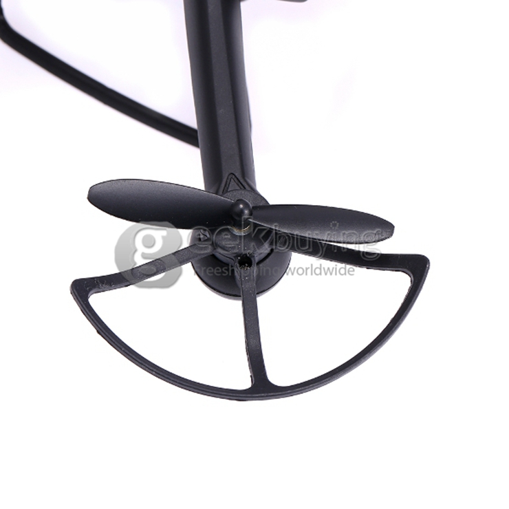 DM007 4CH RC Quadcopter 5.0MP HD Camera 2.4GHz 6 Axis Gyro 3D Rollover with CF Mode - Black