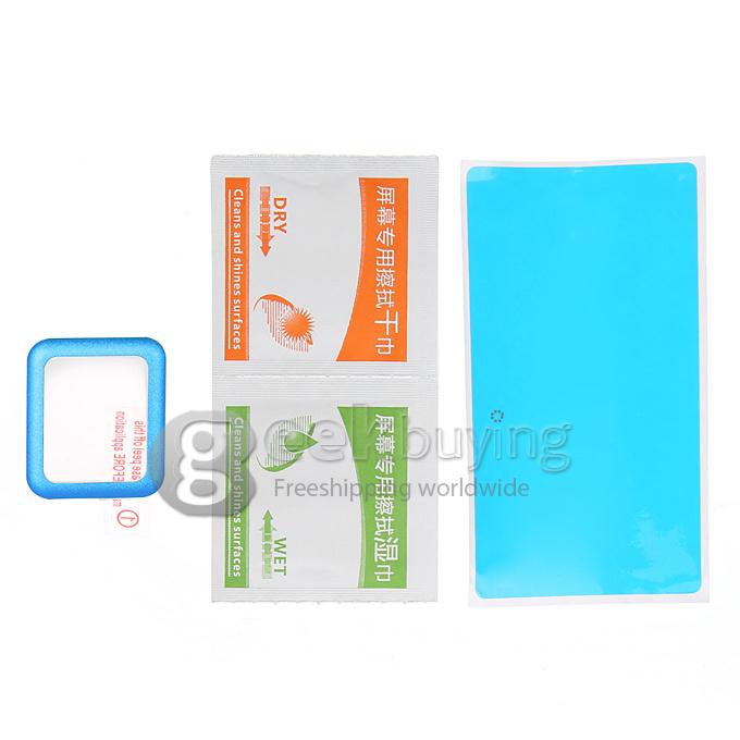 Premium Glass Film 0.2mm Tempered Glass Screen Protector for Smart Watch Apple Watch 42mm - Blue