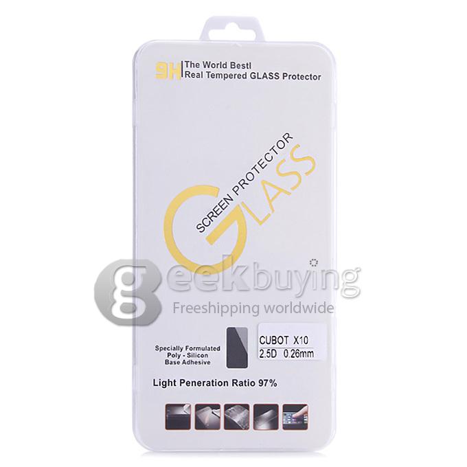Toughened Glass 2.5D 0.26mm Screen Protector Film Cover Arc Edge For CUBOT X10 Smartphone