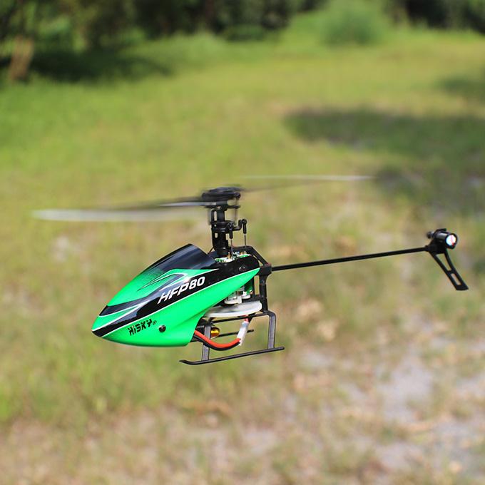 Hisky HFP80 V2 4CH Flybarless RC Helicopter 6 Axis Gyro With H-6 Transmitter