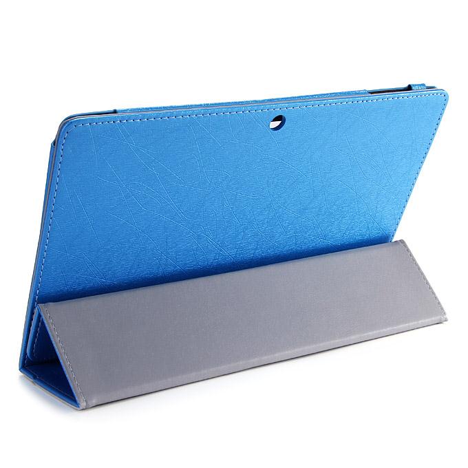 High Quality PU Leather Stand Case for CHUWI Vi10 10.6 Inch Tablet PC - Blue