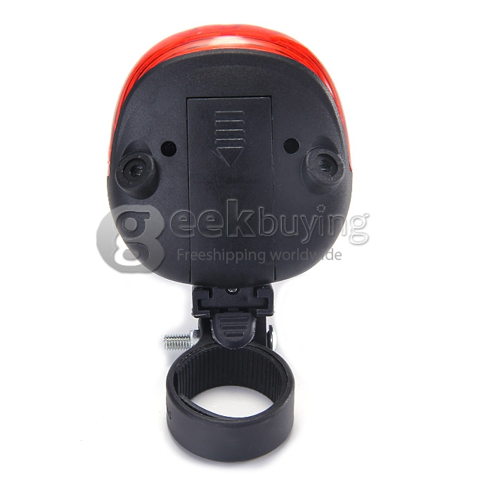 2 Straight Lines Red Laser + 3 Mode 3-LED Bike Tail Weatherproof Warning Safety Light ( 2 x AAA)
