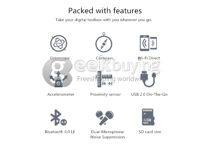 Xiaomi Redmi Note 5.5inch 4G LTE MIUI V6 1GB 8GB Smartphone Snapdragon MSM8916 Quad Core 1.2GHz 13.0MP GPS/OTG - White