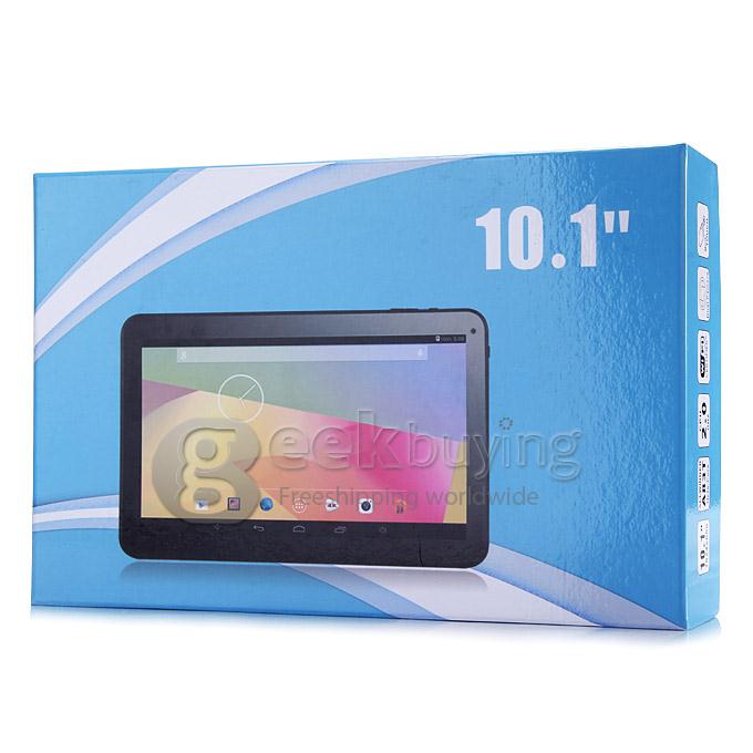 WOPAD Q106 10.1 Inch Android4.4.4 Tablet PC 1GB/16GB Allwinner A83T Octa-Core 2.0GHz IPS Retina 1024*600 GPS Bluetooth OTG HDMI - Black+White
