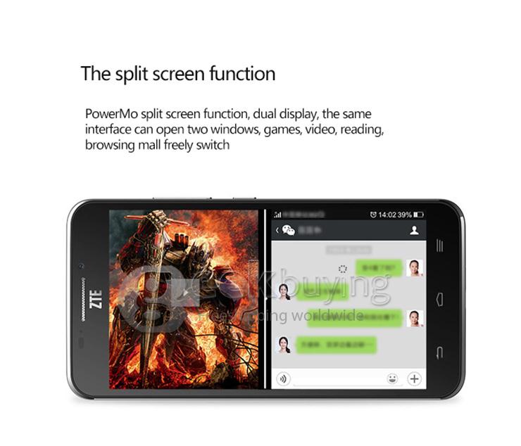 ZTE Grand S II S291 5.5inch FHD Android 4.2 2GB 16GB Smartphone MSM8974AB 2.2GHz Quad Core IPS Screen 3G - Gray