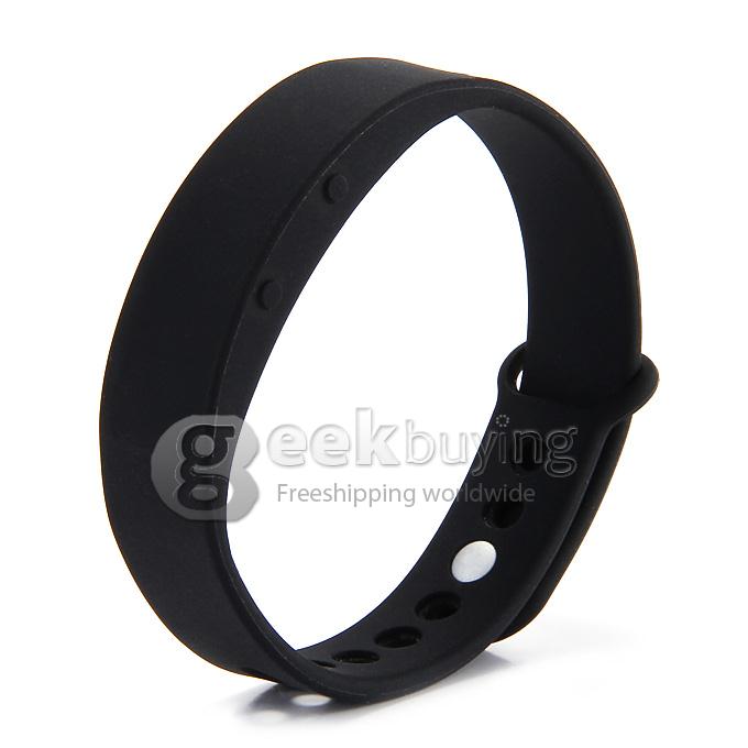 W5 Multifunctional LED USB Smart Bracelet With 3D Pedometer /Sleep Monitor Functions - Black
