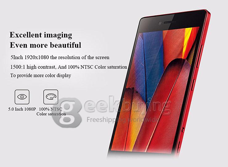 Lenovo Vibe Shot Z90-7 5.0inch FHD Android 5.0 3GB 32GB 4G Smartphone 64bit Qualcomm Snapdragon 615 Octa Core 16.0MP-Red