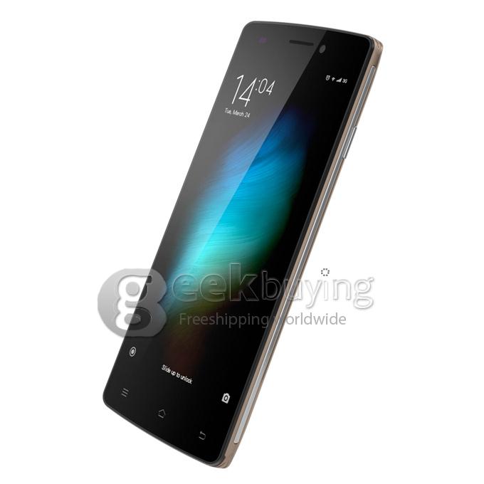 CUBOT X12 5.0inch 64 bit 4G FDD-LTE Android 5.1 Smartphone MTK6735 Quad Core 1GB RAM 8GB ROM 8.0MP IPS Miracast- Golden