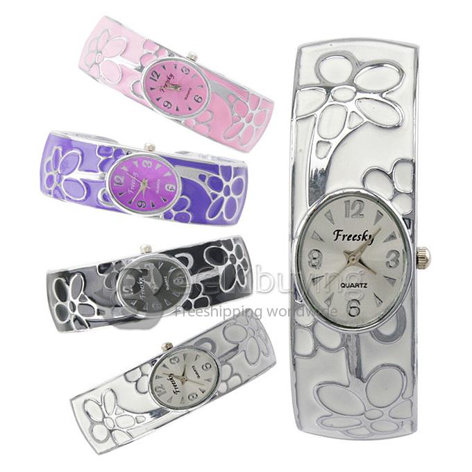 YR WH189 Fashion Gorgeous Built-in Round Dial Women Bracelet Watch - White