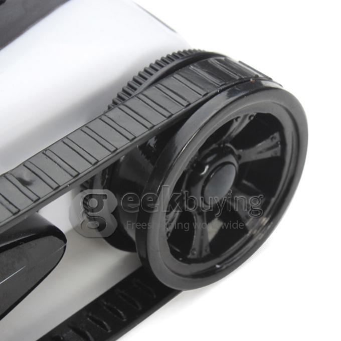 Happy Cow 777-270 Mini WiFi RC Car 0.3MP Camera Real-time Transmission Tank Support iPhone iPad iPod Controller - White