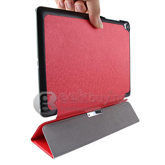 Foldable PU Leather Case Cover For Google Asus Nexus 9 Tablet PC - Red