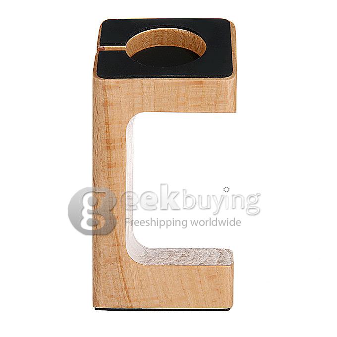 Charging Dock / Station / Platform Bracket Docking Station Holder for Apple Watch - Wood color