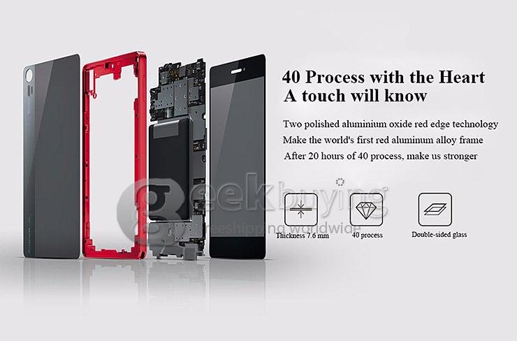 Lenovo Vibe Shot Z90-7 5.0inch FHD Android 5.0 3GB 32GB 4G Smartphone 64bit Qualcomm Snapdragon 615 Octa Core 16MP- Gray