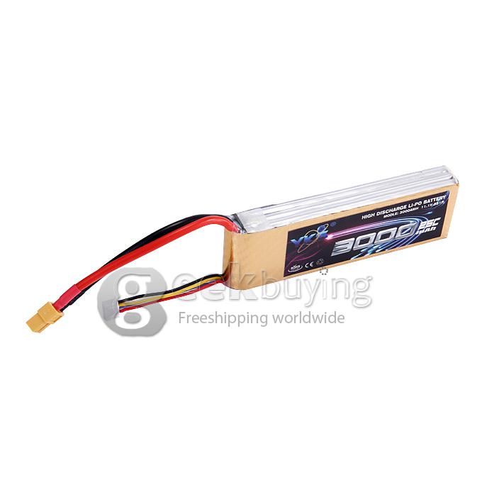 YKS 3000mAh 11.1V Lithium Polymer Battery For DJI PHANTOM CX-20 Quanum Nova