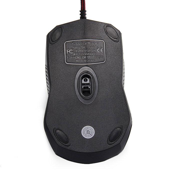 SONGIU G5 Professional Wired 2600DPI Gaming Mouse - Yellow + Black