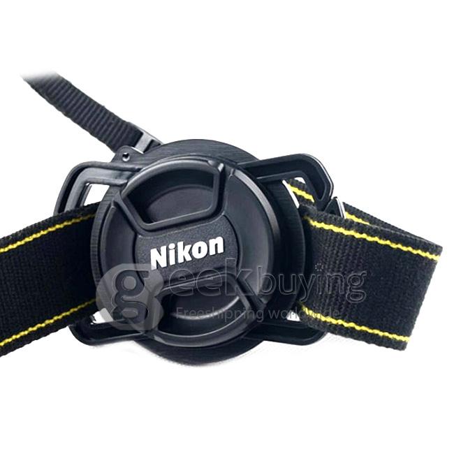 Universal Accessories Camera Lens Cap Keeper Neck Strap Holder Anti-lost Cover for 43/52/55mm Lens