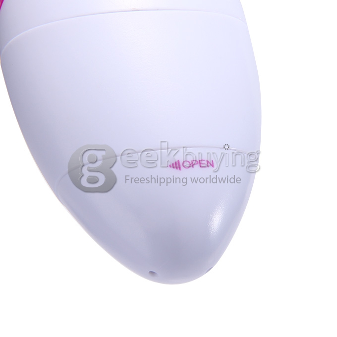 Kemei Electric Feet Dead Skin Remover IPX4 3W Heel Cuticles Washable Callous Remover Pedicure Exfoliation Tool - Pink