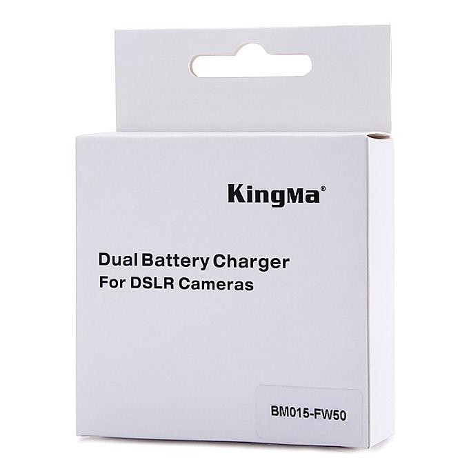 KingMa Dual 2-Channel NP-FW50 Battery Charger for Sony A5000 A5100 A6000 A7R NEX6 5T 5R 5N Camera