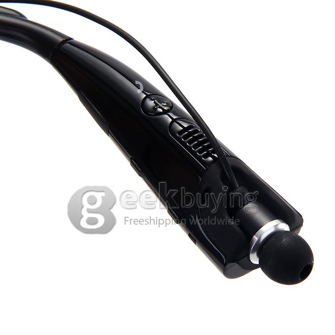 HBS-830 Bluetooth Apt-X Stereo Earphone BT4.0 Handsfree Wireless Headset With Mic For LG iPhone/Galaxy - Black
