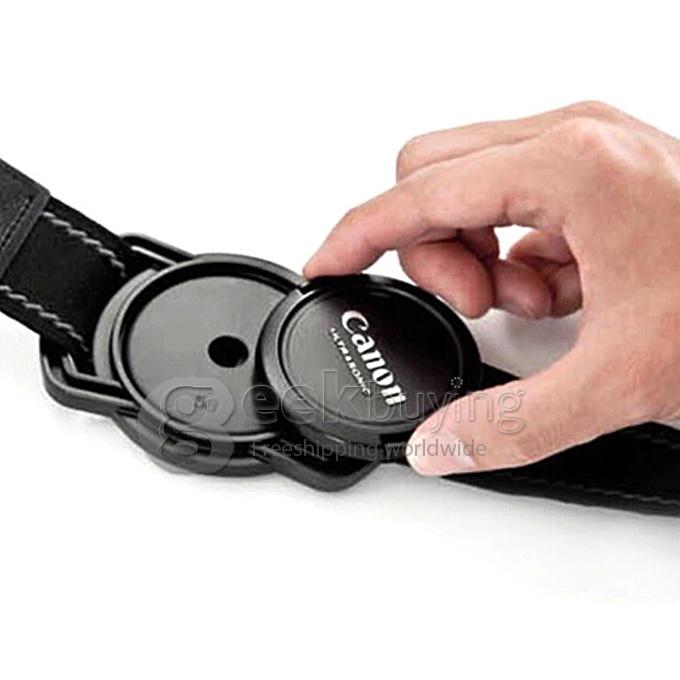 Universal Accessories Camera Lens Cap Keeper Neck Strap Holder Anti-lost Cover for 52/58/67mm Lens