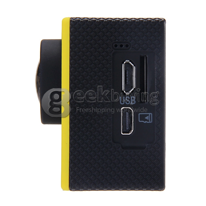 SJCAM SJ4000+ Plus WiFi Lite Version Novatek 96660 2K 30FPS 1.5inch 170 Degree Wide Angle Outdoor Sports Camera - Yellow