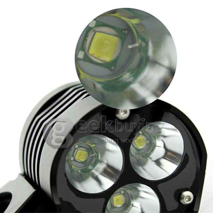 Blackshadow Solarstorm XT40 IPX7 Bike Front Light 2800LM Sport Head Lamp CREE XM-L U2 LED - Black