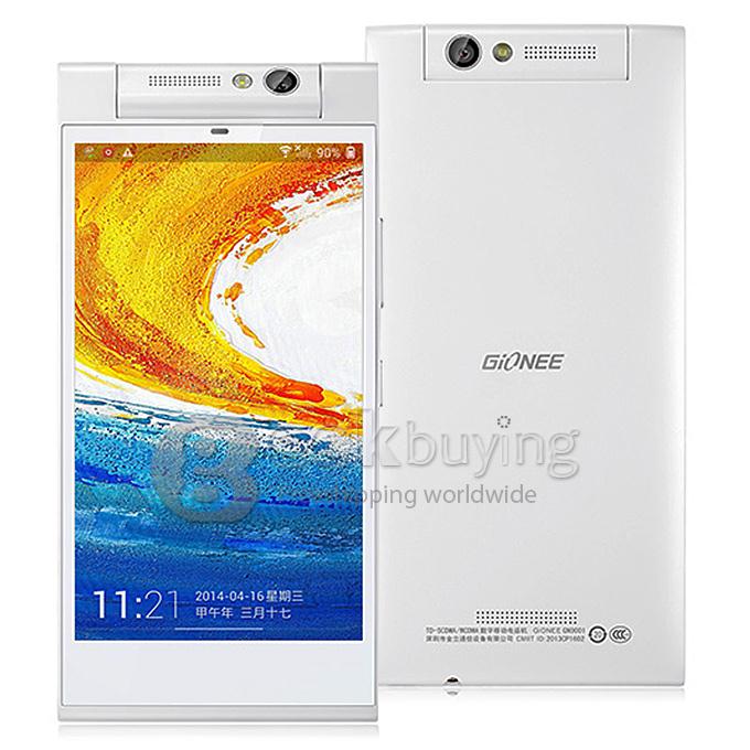Gionee Elife E7 Mini 4.7Inch HD Android 4.2 1GB 16GB Smartphone MTK6592 Octa Core 1.7GHz 13.0MP 3G/GPS/OTG - White