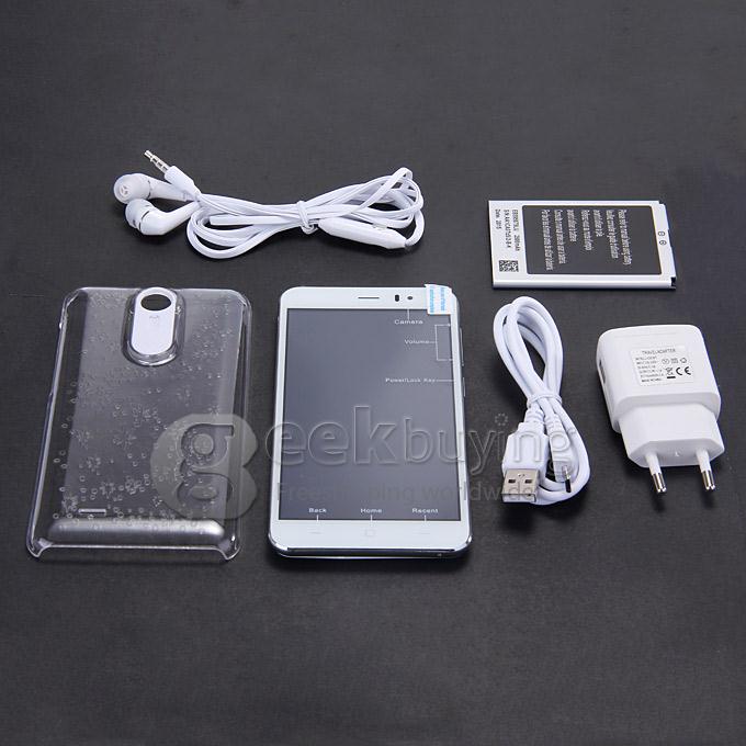 TCCEL V1 5.0 Inch QHD MTK6572W Dual Core 1.3GHz Smartphone Android 4.4 Smart Wake 3G GPS - White