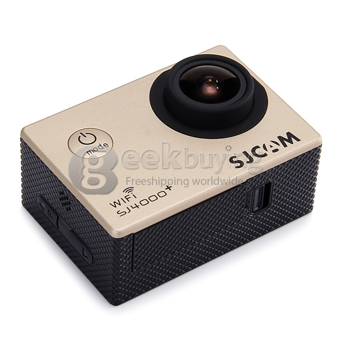 SJCAM SJ4000+ Plus WiFi Standard Version Novatek 96660 2K 30FPS 1.5inch 170 Degree Wide Angle Outdoor Sports Camera Home Security HD DV- Gold