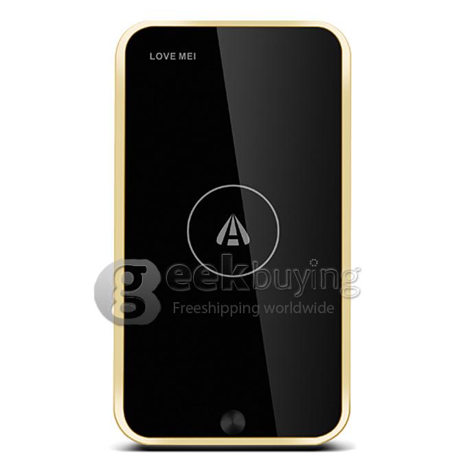 LOVE MEI Power Zone Qi Standard Wireless Charger 10000mah Mobile Power Bank For Smartphones/Tablets - Champagne