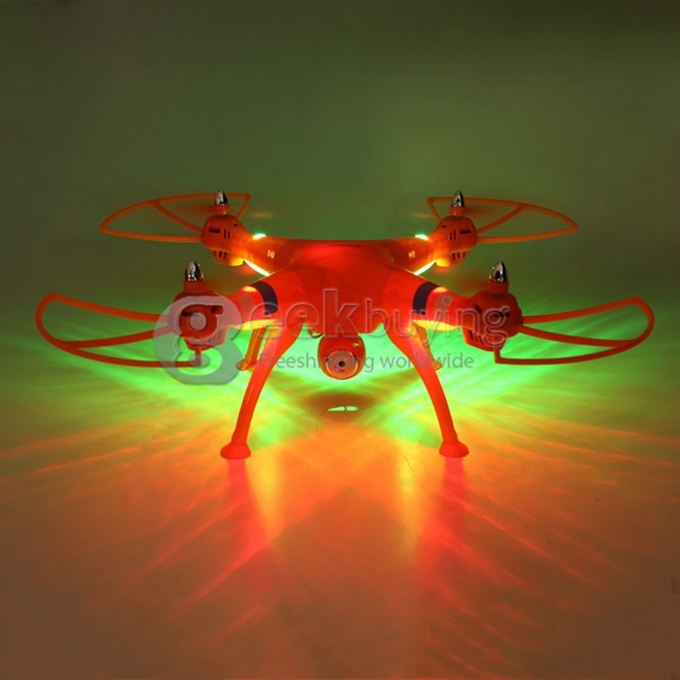 Syma X8W Explorers WiFi FPV RC Quadcopter RTF With 2.0MP Camera Headless Mode - Black