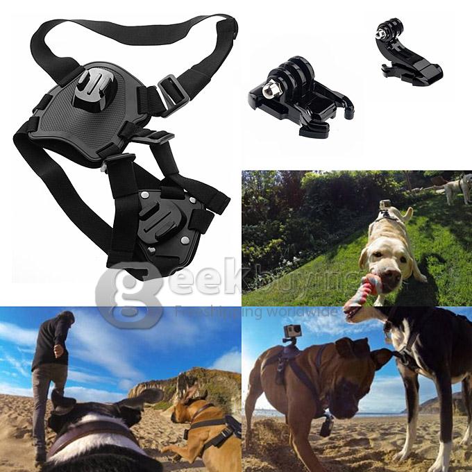 Dog Harness Chest Fetch Strap Camera Mount For GoPro Hero4 / Hero3+/ Hero3/ Hero2 / Hero
