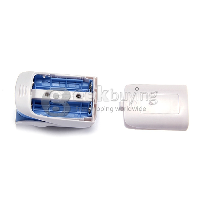 2 In 1 Finggertip Pulse Oximeter Blood Oxygen Device Pluse Rate Oxygen Saturation of Blood LED Display - Blue