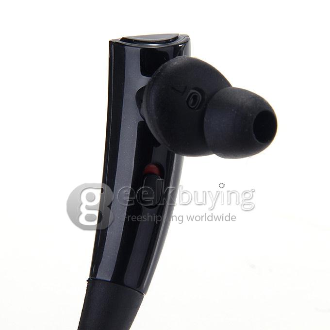 New SM-R130 Bluetooth Headset CSR8635 BT3.0 Gear Circle Wireless Earphone With Vibrating Neck For Samsung/Iphone - Black