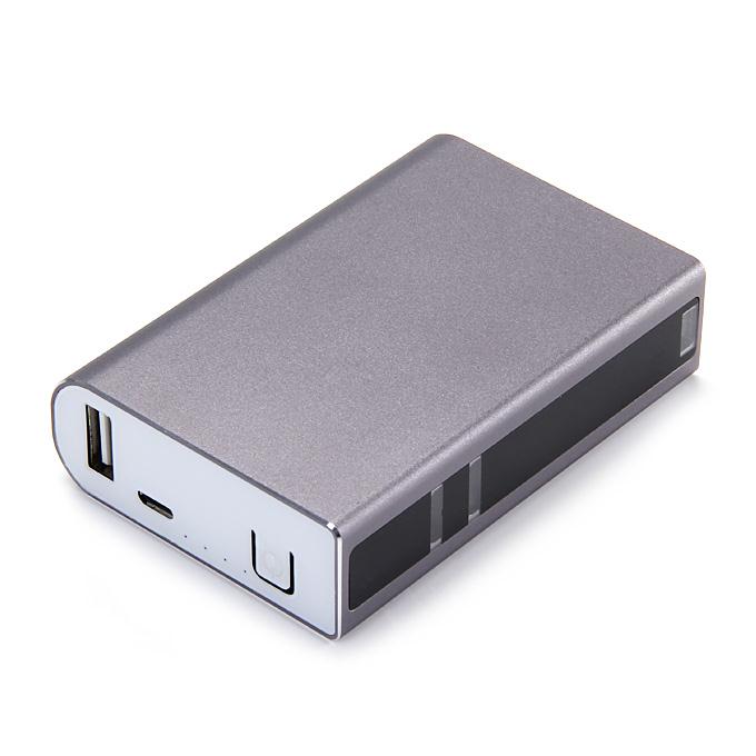 F3 Multi-function Intergradted Virtual Bluetooth Laser Keyboard with 5200mAh Power Bank - Gray