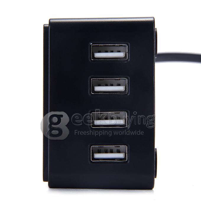 Tronsmart 2 Outlets Travel Surge Protector 4 USB 15000A Charger Power Strip With VoltIQ For iPhone/Samsung/MP3/Camera