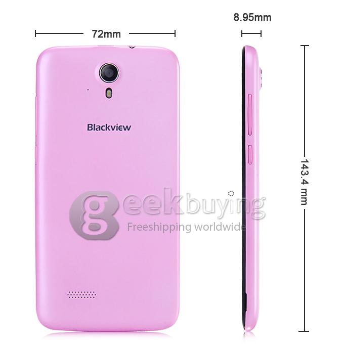 Blackview Zeta V16 5.0 Inch HD Android 4.4 1GB 8GB Smartphone MTK6592M Octa Core 1.4GHz 5.0MP 3G/GPS Miracast - Pink