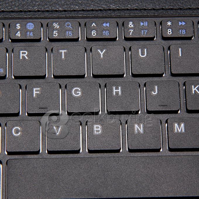 Universal Removable Bluetooth 3.0 Keyboard With Leather Case For 9/10.1 Inch Tablet PC - Black