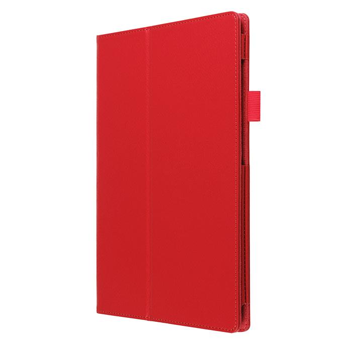 High Quality Folio PU Leather Stand Cover Case For Sony Xperia Z4 Tablet PC - Red