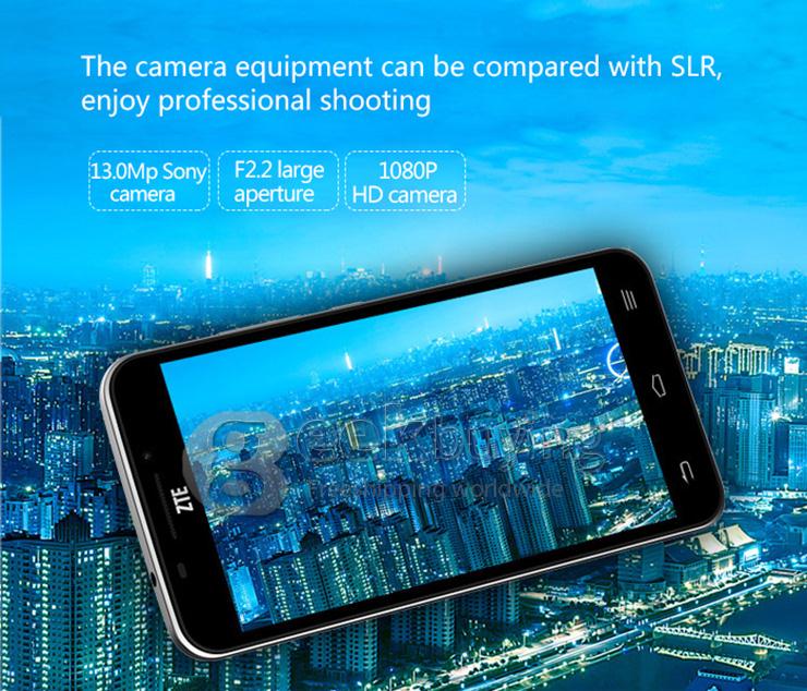ZTE Grand S II S291 5.5inch FHD Android 4.2 2GB 16GB Smartphone MSM8974AB 2.2GHz Quad Core IPS Screen 3G - Gray