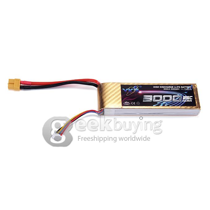 YKS 3000mAh 11.1V Lithium Polymer Battery For DJI PHANTOM CX-20 Quanum Nova