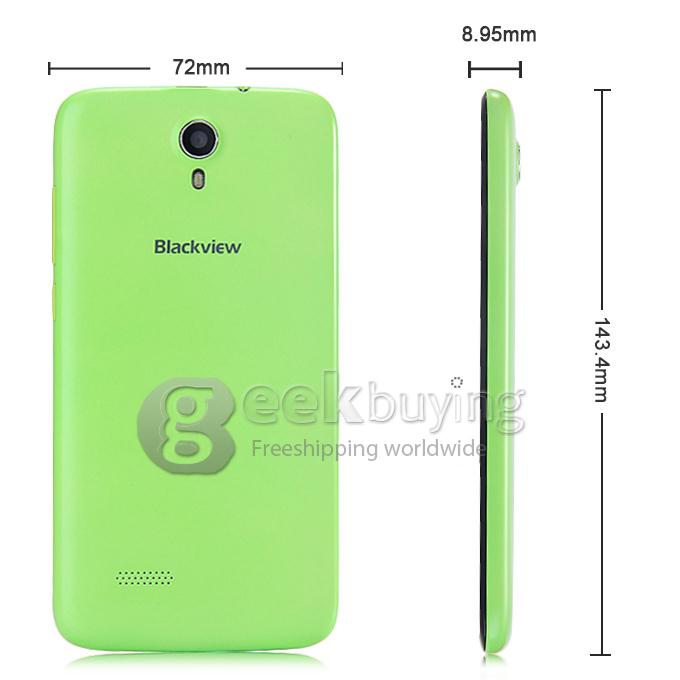 Blackview Zeta V16 5.0 Inch HD Android 4.4 1GB 8GB Smartphone MTK6592M Octa Core 1.4GHz 5.0MP 3G/GPS Miracast - Green
