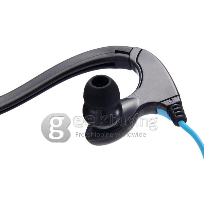 Kimmar MDR-J039 3.5mm Plug Sweatproof Headphone Compatible With iPhone/iPod/other Devices - Blue