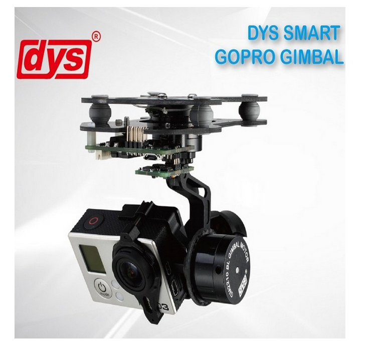 DYS 3 Axis Smart GoPro Brushless Gimbal Accessories for FPV