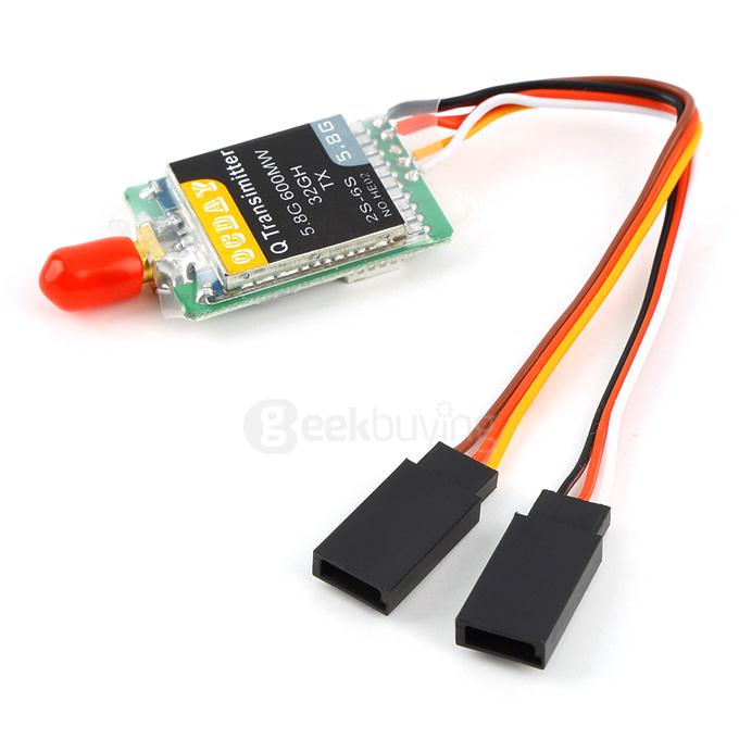 Q Transmitter FPV Image Transmission System 5.8G 600MW 32CH 2S-6S For DJI Quadcopters