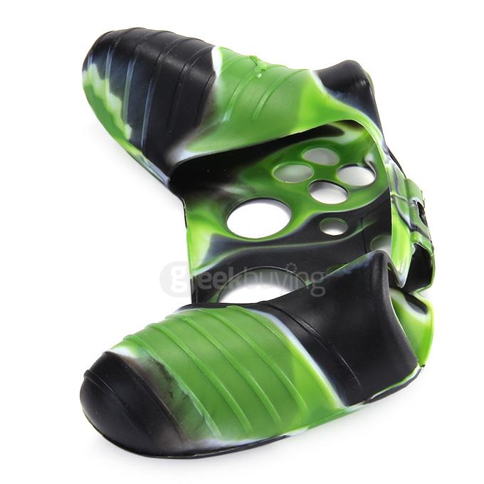 Silicone Protective Cover Case for XBOX ONE Controller - Black + Light green