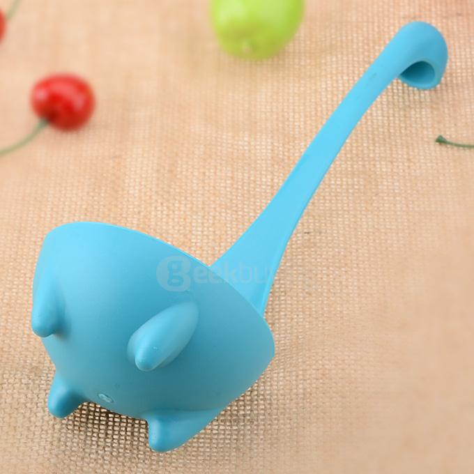 Creative Kitchen Appliance Loch Ness Monster PP Ladle Spoon - Blue
