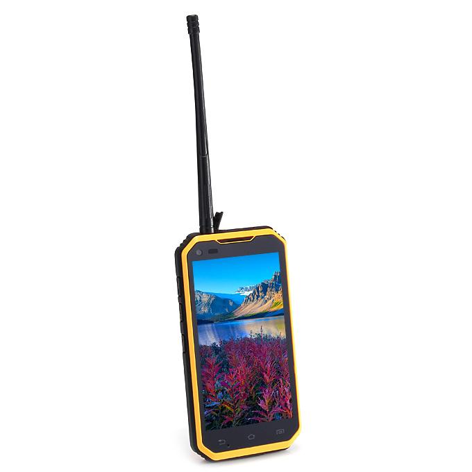 DIGOOR DG2 Plus IP68 Rugged Phone 5.0inch Android 4.4 MTK6582 Quad Core 1.3GHz 1GB 8GB 8.0MP Talkback Miracast - Yellow