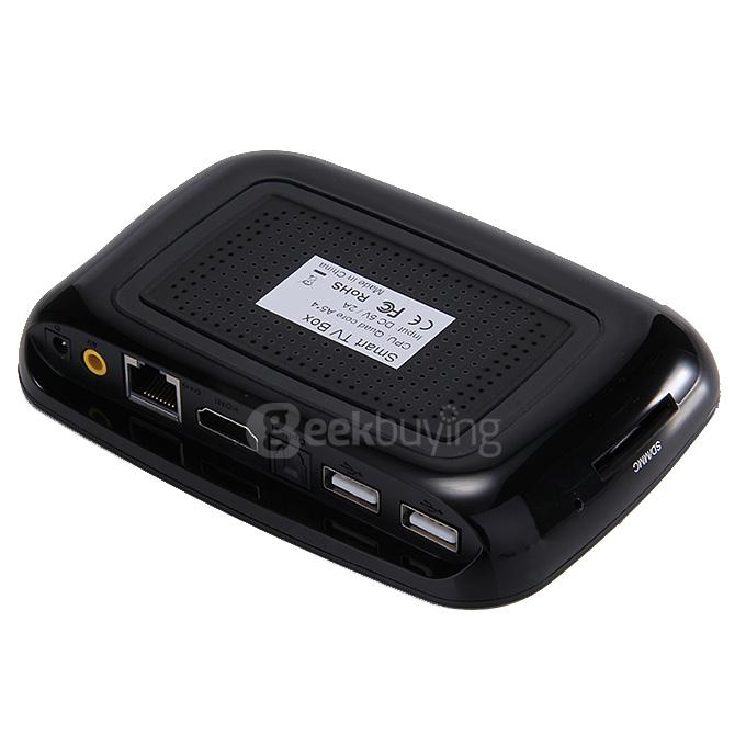 Q400 Android 4.4 Media Player Amlogic S805 Quad Core 1G/8G 802.11 b/g/n LAN BT 4.0 HDMI 1080P H.265